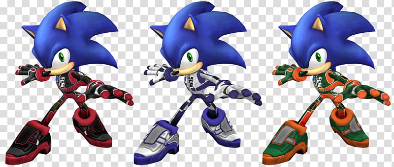 Racing Suit Sonic Recolors transparent background PNG clipart