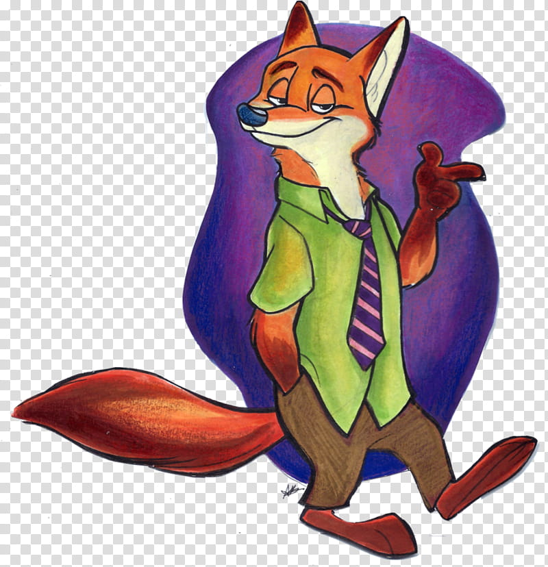 Disney&#;s &#;Zootopia&#;: Nick Wilde Thumbs Up transparent background PNG clipart