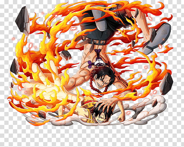 Portgas D Ace nd Commander of WhiteBeard Pirates, One Piece Monkey The Luffy transparent background PNG clipart