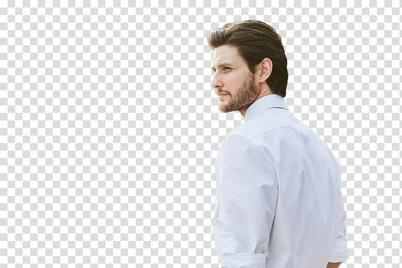 Ben Barnes, man wearing white shirt transparent background PNG clipart