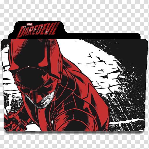 Midseason Tv Series Folder Icon , Marvel's Daredevil transparent background PNG clipart