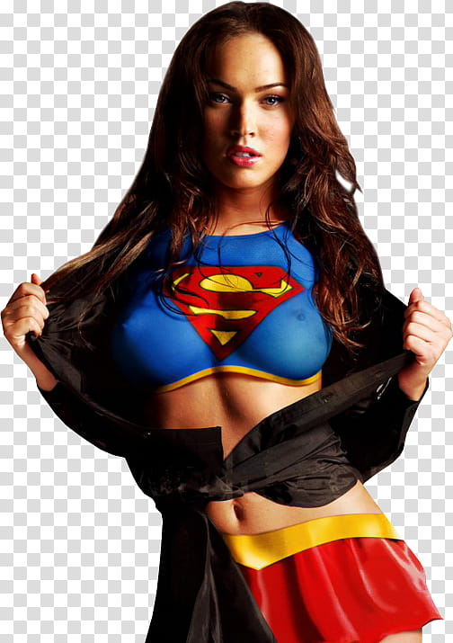 Megan Fox SuperGirl transparent background PNG clipart