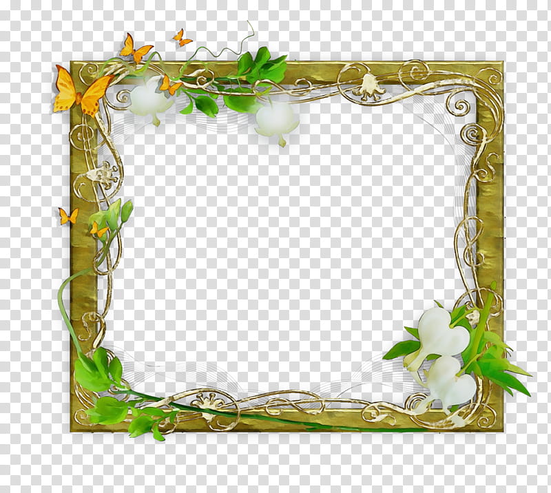 Floral Background Frame, Frames, Rectangle, Floral Design, Ivy, Plant, Interior Design transparent background PNG clipart