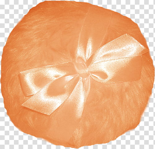 Powder Puff Orange transparent background PNG clipart