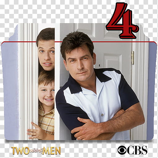 Two and a Half Men series and season folder icons, Two and a Half Men S ( transparent background PNG clipart