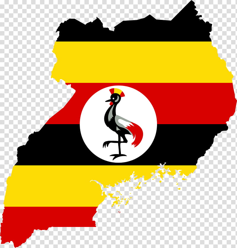 Bird Line Art, Uganda, Flag Of Uganda, National Flag, Map, Blank Map, Red, Yellow transparent background PNG clipart
