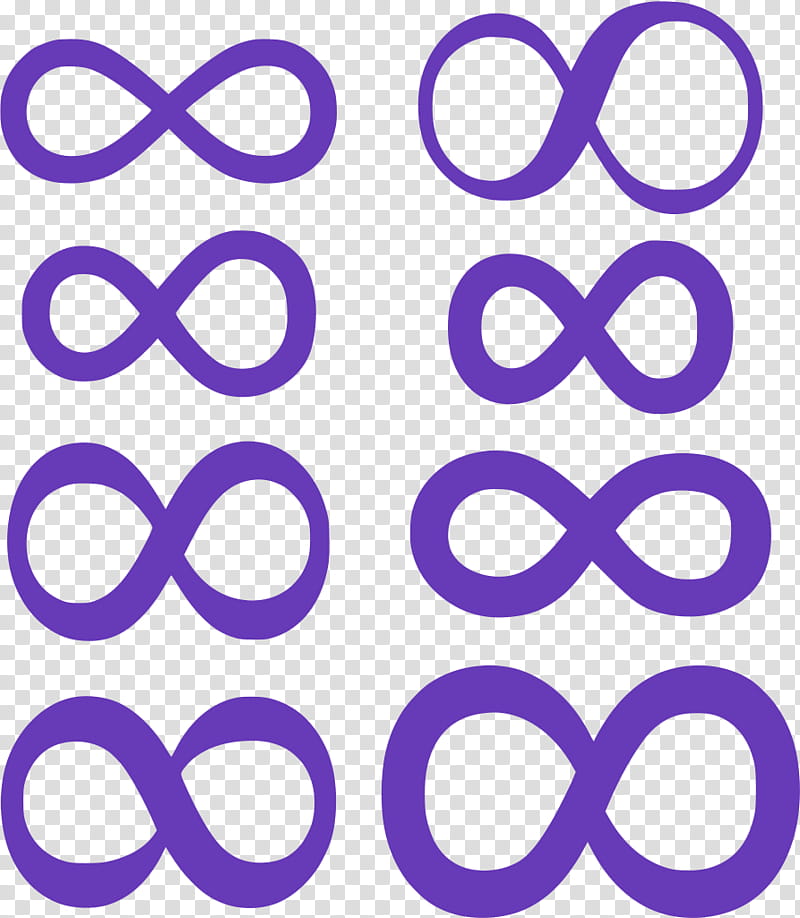 Infinity Symbol, Mathematics, Lemniscate, Number, Computer Icons, John Wallis, Purple, Violet transparent background PNG clipart