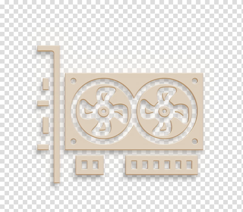 card icon chip icon device icon, Graphic Icon, Hardware Icon, Motherboard Icon, Smps Icon, Beige transparent background PNG clipart