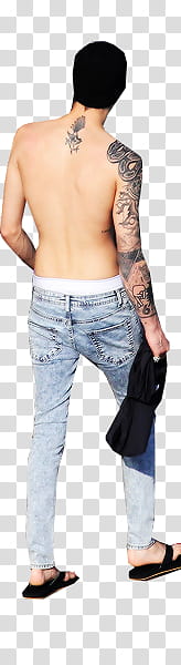 Zayn Sensual, man wearing blue jeans transparent background PNG clipart