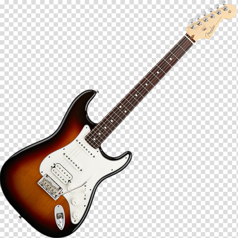 FENDER Stratocaster American Standard RW, FENDER Stratocaster American Standard RW Sunburst transparent background PNG clipart