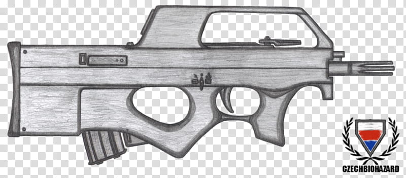 Fictional Firearm: HC-G PDW, P drawing transparent background PNG clipart