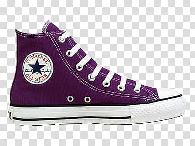 converse, unpaired purple Converse All-Star shoe transparent background PNG clipart