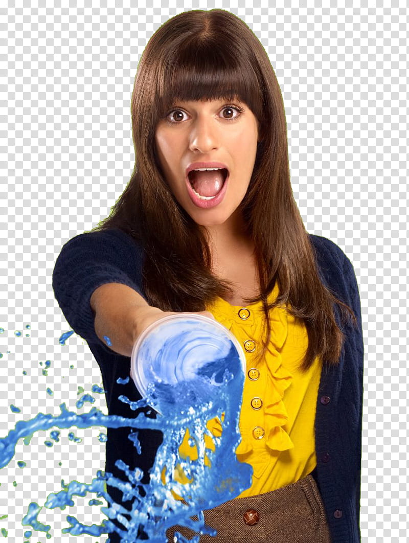 woman splashing blue liquid transparent background PNG clipart