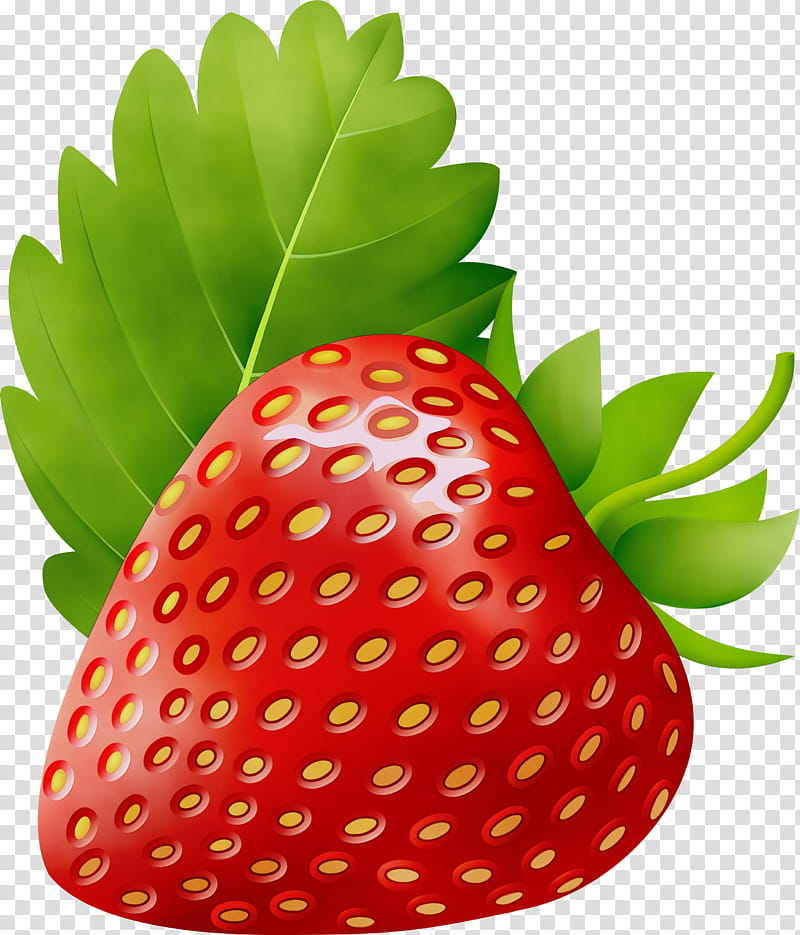 Strawberry, Watercolor, Paint, Wet Ink, Fruit, Strawberries, Pineapple, Plant transparent background PNG clipart