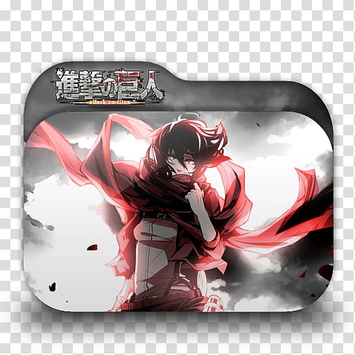 Shingeki no Kyojin Anime Folder Icon by Knives, Shingeki no Kyojin  transparent background PNG clipart
