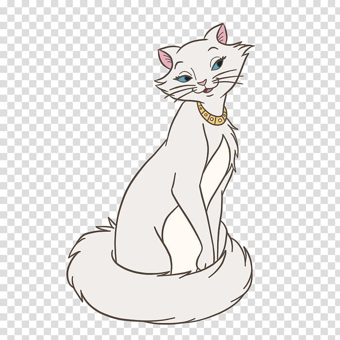 Duchess Aristocats Official Disney Character transparent background PNG clipart