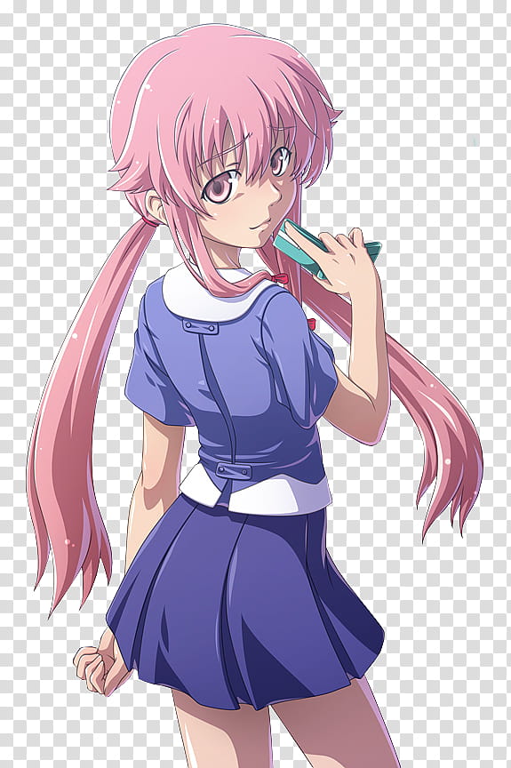 Mirai Nikki, female character transparent background PNG clipart