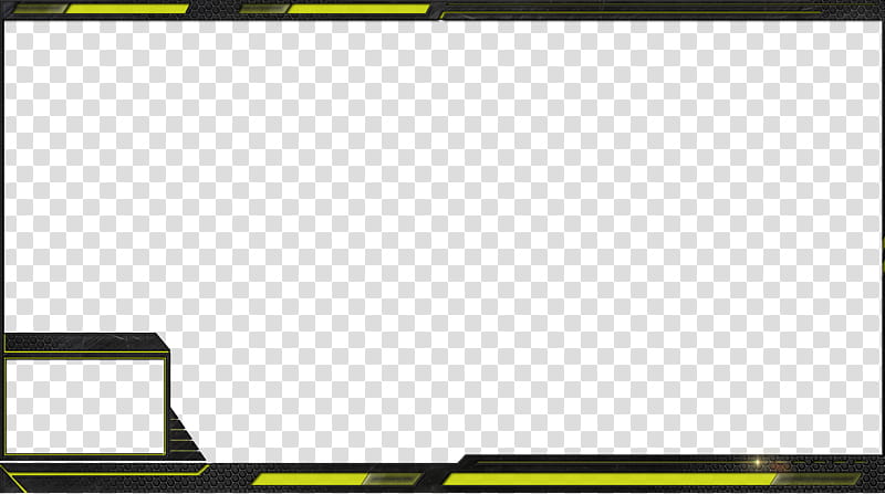 Free Stream overlays Hexalove, black and yellow border transparent background PNG clipart
