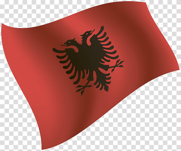 Flag, Albania, Flag Of Albania, Albanian Language, Albanians, Flag Of Kosovo, National Flag, Red transparent background PNG clipart