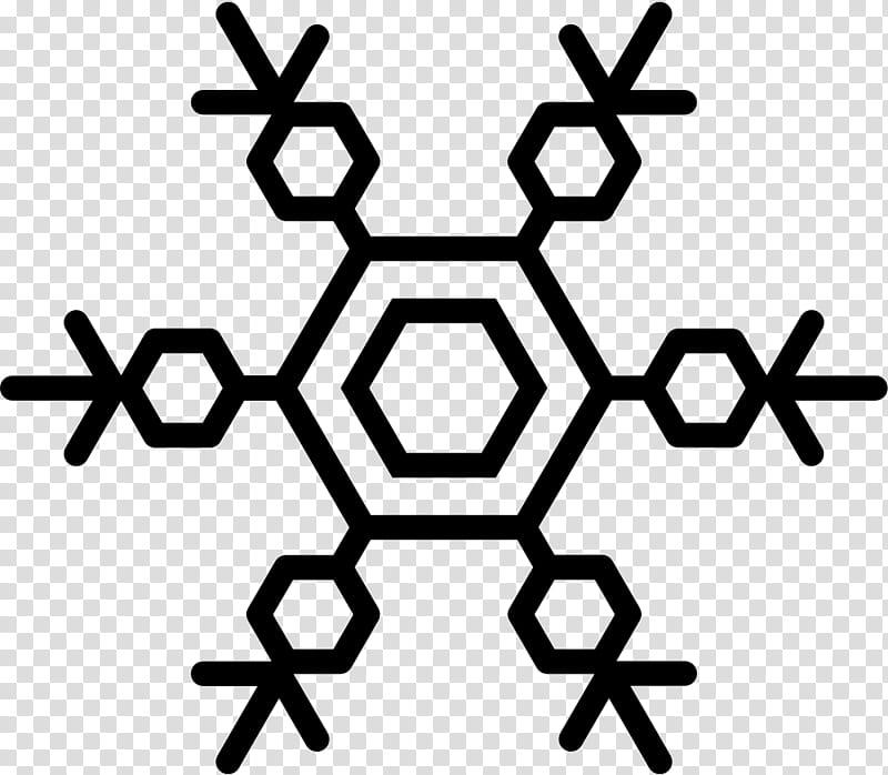 Snowflake, Hexagon, cdr, White, Black, Black And White
, Symmetry, Leaf transparent background PNG clipart
