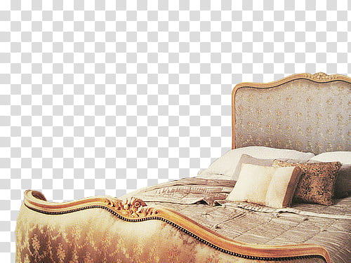 WATCHERS, brown and gray bedspread transparent background PNG clipart
