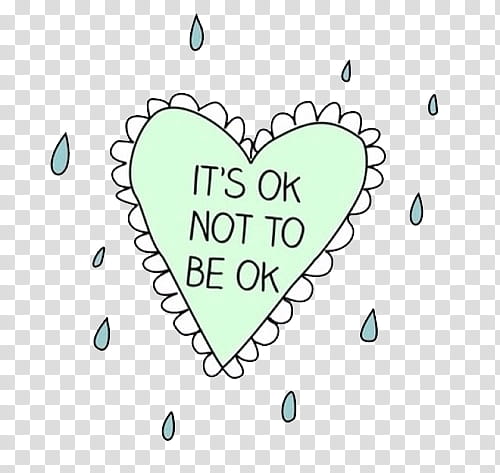 it's ok not to be ok text transparent background PNG clipart