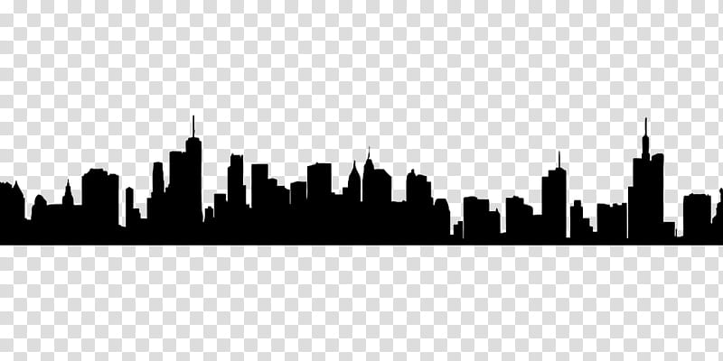 New York City, Skyline, Miami, Silhouette, Cityscape, Skyscraper, Architecture, Cartoon transparent background PNG clipart