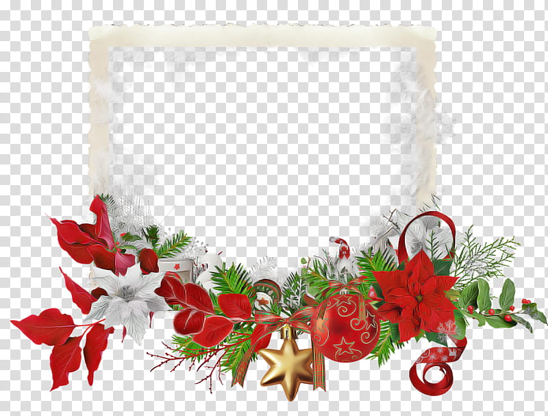 Christmas decoration, Holly, Wreath, Frame, Plant, Christmas Ornament, Poinsettia, Interior Design transparent background PNG clipart