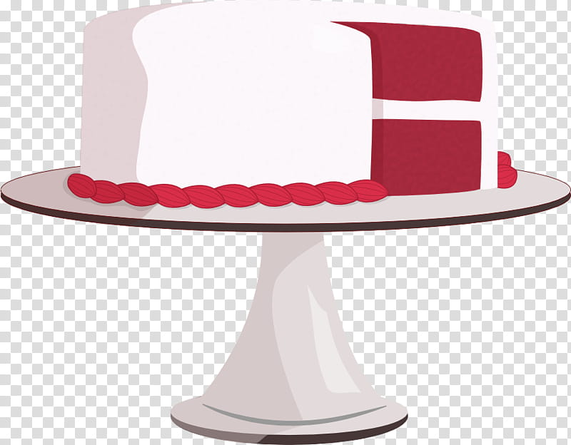 Cartoon Party Hat, Cake Stand, Cakem, Pink, Cake Decorating, Headgear, Dessert, Party Supply transparent background PNG clipart