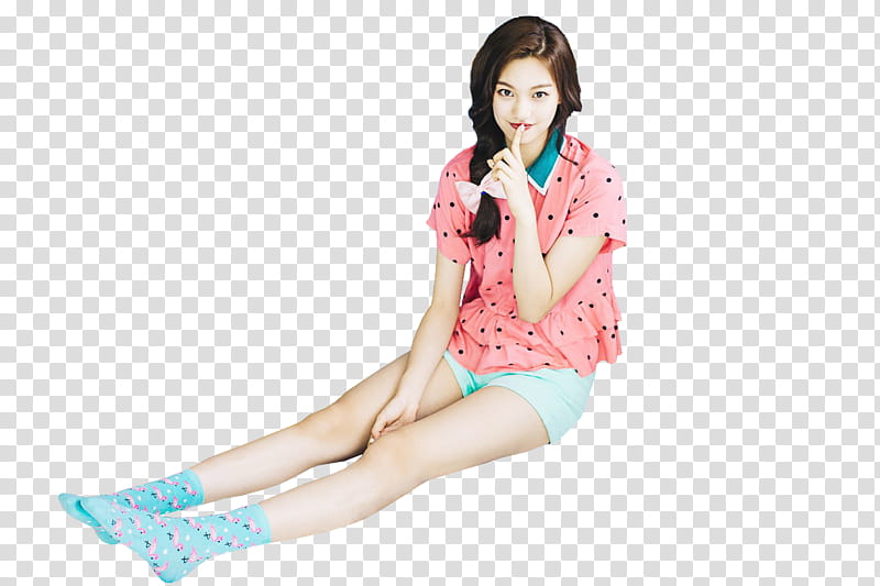 I O I DoYeon Sugar and Me MV P, woman sitting on floor transparent background PNG clipart