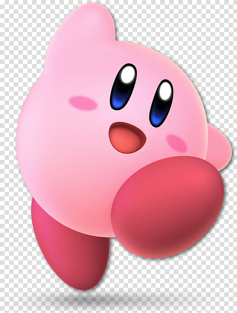 Super Smash Bros Ultimate Kirby transparent background PNG clipart