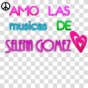 Amo Las Musicas De Selena Gomez Para Sabrina Diaz transparent background PNG clipart