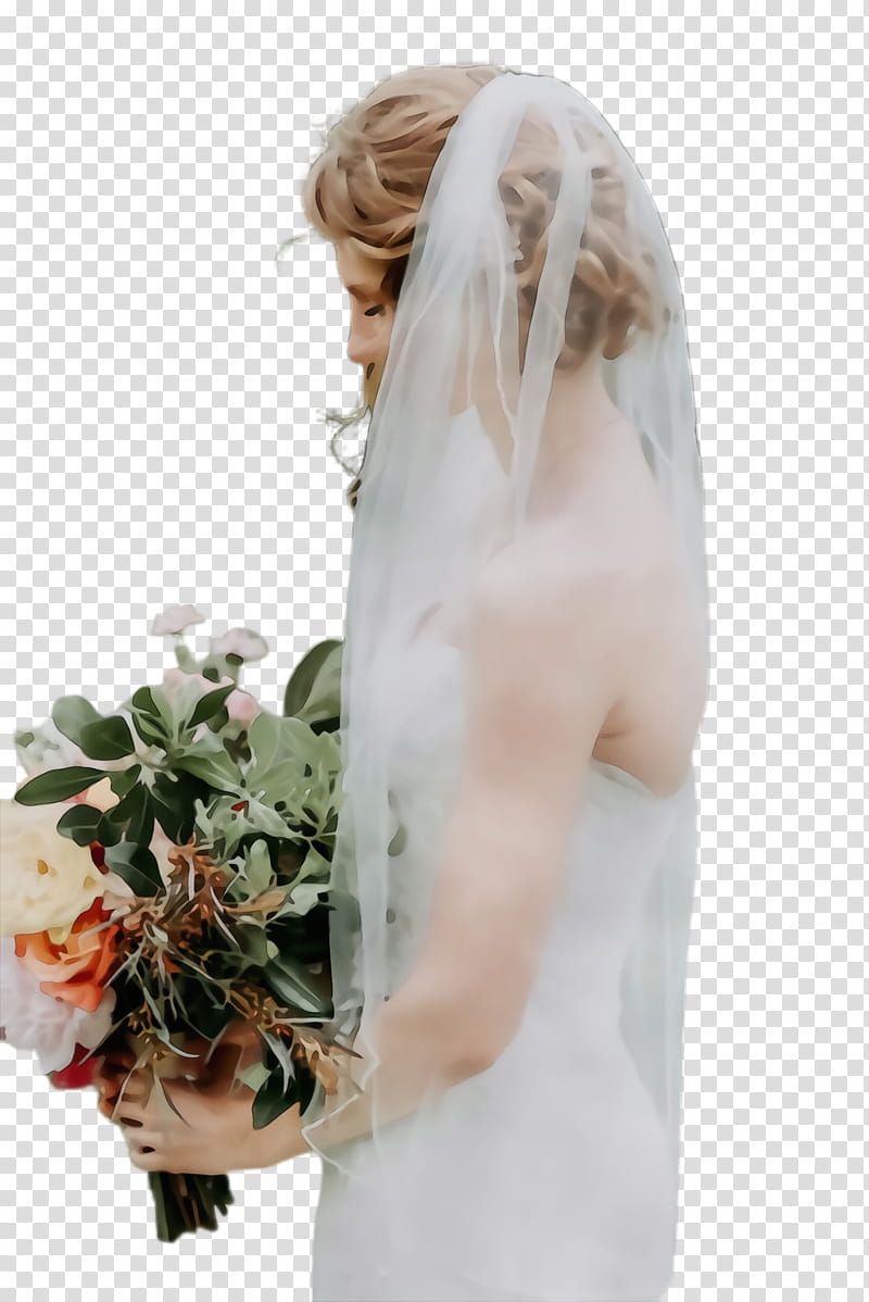 Wedding dress, Watercolor, Paint, Wet Ink, Veil, Bridal Veil, Bride, Bridal Accessory transparent background PNG clipart