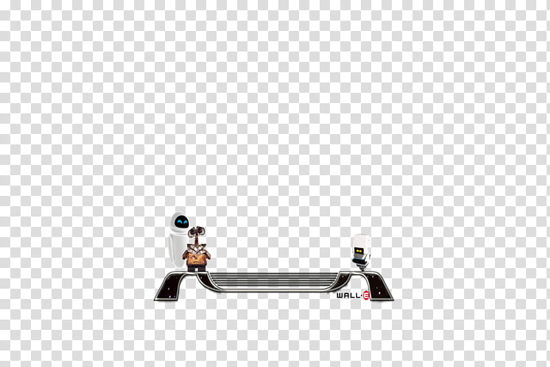 two robots standing on black metal transparent background PNG clipart