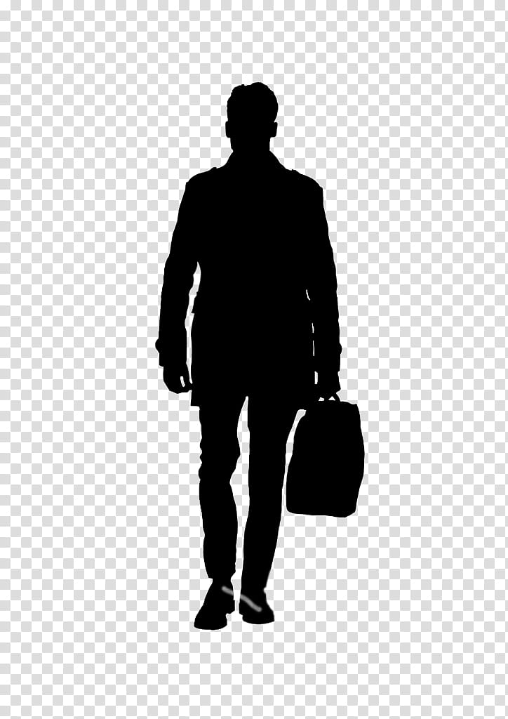 Suitcase, Sleeve, Human, Shoulder, Silhouette, Behavior, Black M, Standing transparent background PNG clipart