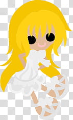 The icons of cute girls in cute dress, asaagao-girl- transparent background PNG clipart