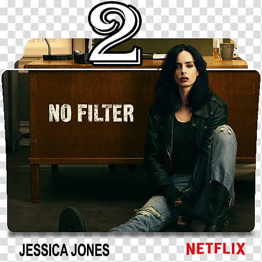 Jessica Jones series and season folder icons, Marvels Jessica Jones S ( transparent background PNG clipart