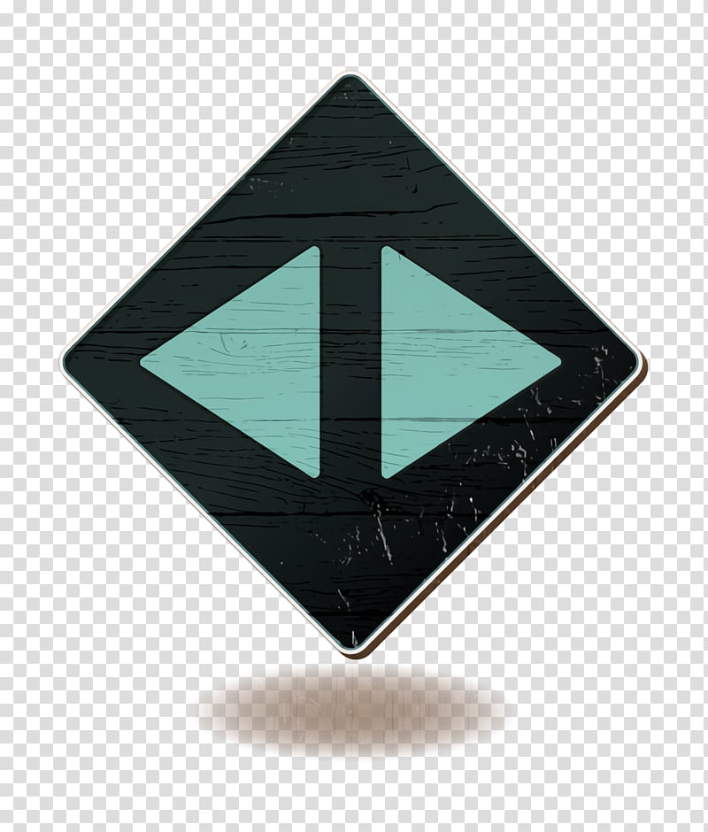 arrow icon logo icon switch icon, Tape Icon, Triangle, Turquoise, Infrastructure, Symbol, Sign transparent background PNG clipart