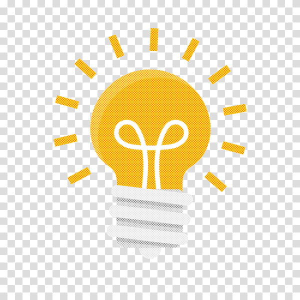Light bulb, Yellow, Compact Fluorescent Lamp, Logo transparent background PNG clipart