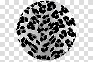 Cheetah Print Circle Svg