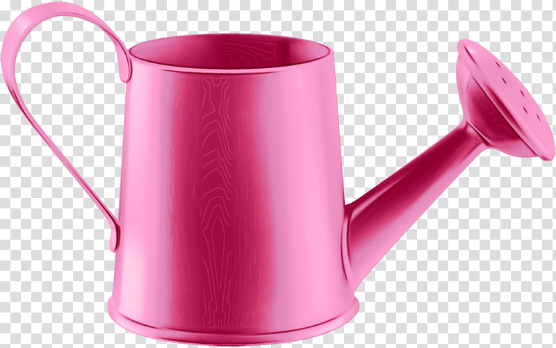 watering can pink purple violet magenta, Watercolor, Paint, Wet Ink, Tool, Mug, Material Property, Plastic transparent background PNG clipart