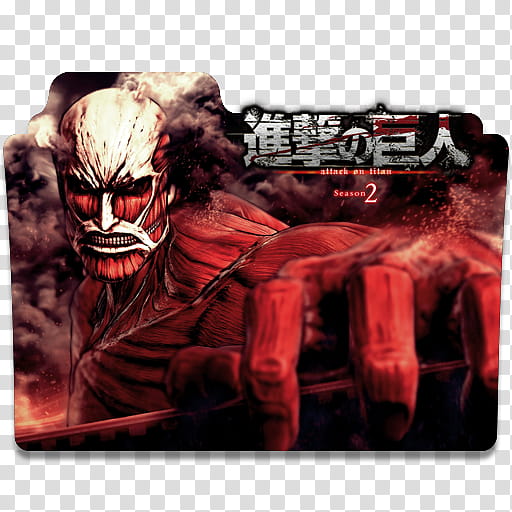 Anime Icon , Shingeki no Kyojin Season  v, Attack on Titan Season  folder transparent background PNG clipart