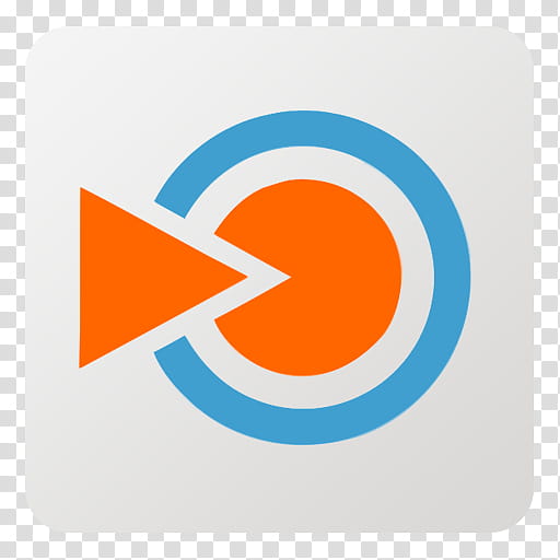 Flat Gradient Social Media Icons, Blinklist, orange and blue logo transparent background PNG clipart