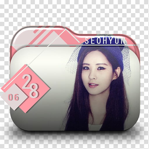 SNSD  Season Greetings Folder Icon , SGSeohyun_ transparent background PNG clipart