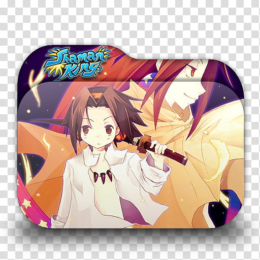 Anime Folder Icon Pack  by Knives, Shaman King  transparent background PNG clipart