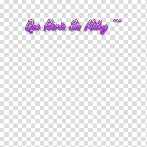 Que Haria Sin Miley transparent background PNG clipart