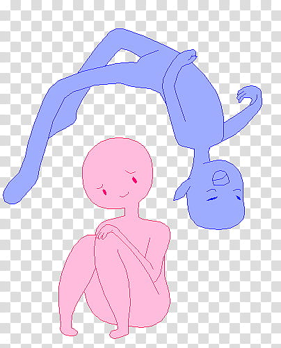 Adventure Time Base , two blue and pink characters transparent background PNG clipart