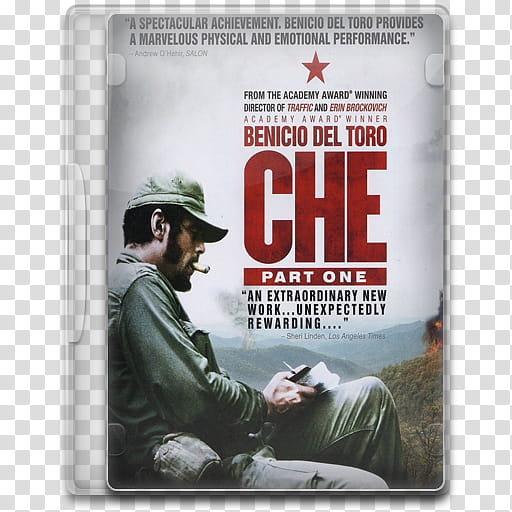 Movie Icon Mega , Che, Part One, Che part one DVD case transparent background PNG clipart