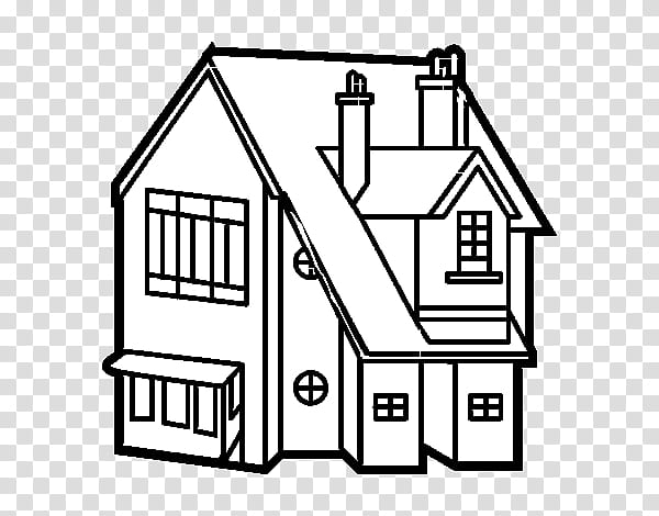 Book Black And White, Drawing, Coloring Book, Building, House, Line Art, Architecture, Doodle transparent background PNG clipart