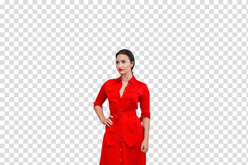 Demi Lovato , standing Demi Lovato with right arm on waist transparent background PNG clipart